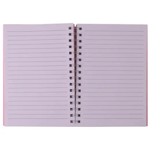 Memoire A5 Notebook Pink Open
